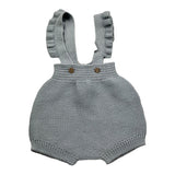 WEDOBLE pagliaccetto tinta unita con bretelle Azzurro per Neonata I2408305 AZZURRO WEDOBLE 