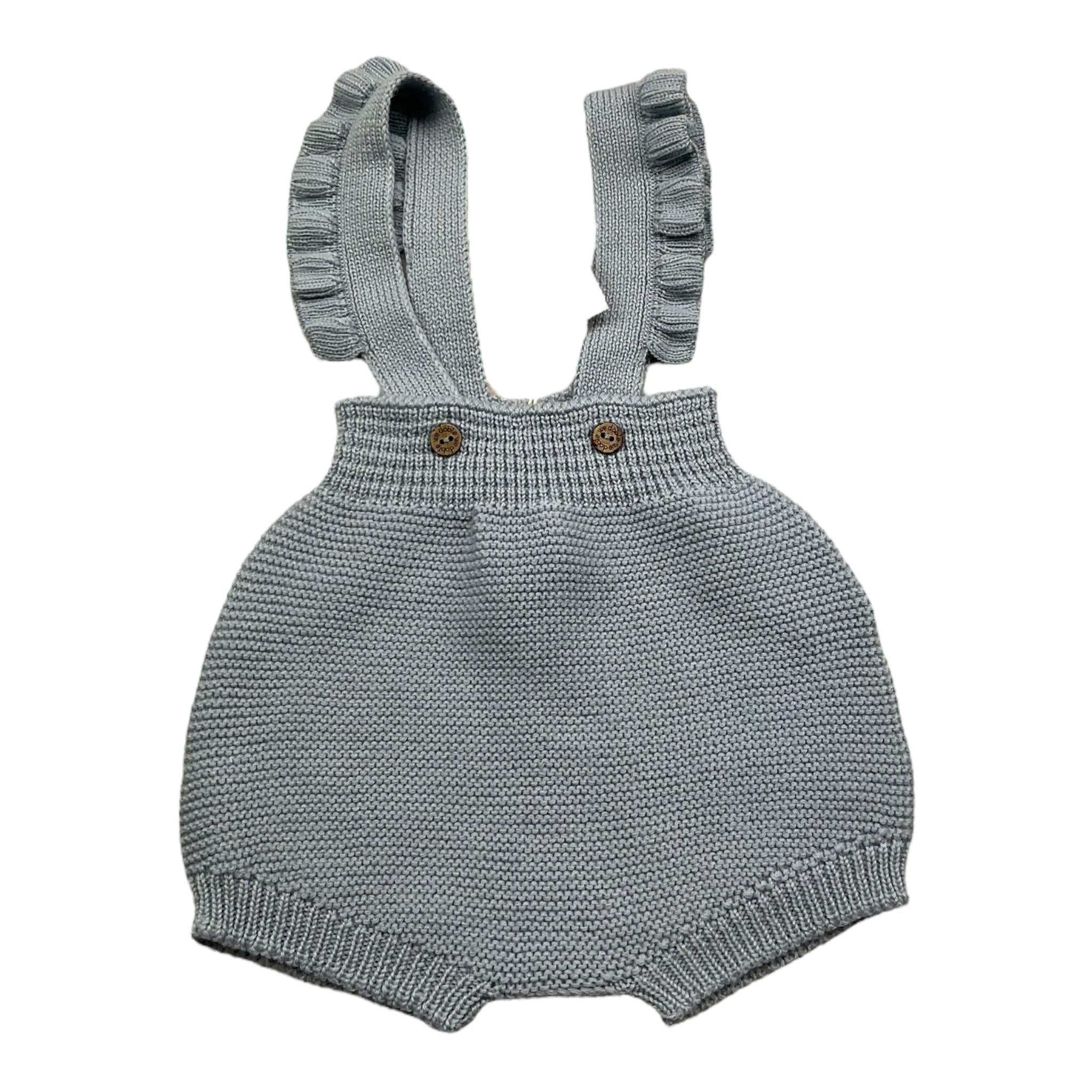 WEDOBLE pagliaccetto tinta unita con bretelle Azzurro per Neonata I2408305 AZZURRO WEDOBLE 