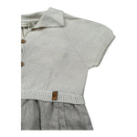 Wedoble Pagliaccetto Mezza Manica Fantasia Quadretti per Neonato V2507405X BEIGE WEDOBLE 