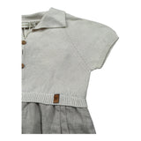 Wedoble Pagliaccetto Mezza Manica Fantasia Quadretti per Neonato V2507405X BEIGE WEDOBLE 