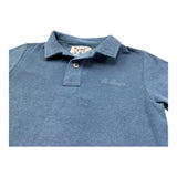 Saint Barth Polo Mezza Manica con Stampa per Bambino 00872L BLU SAINT BARTH 