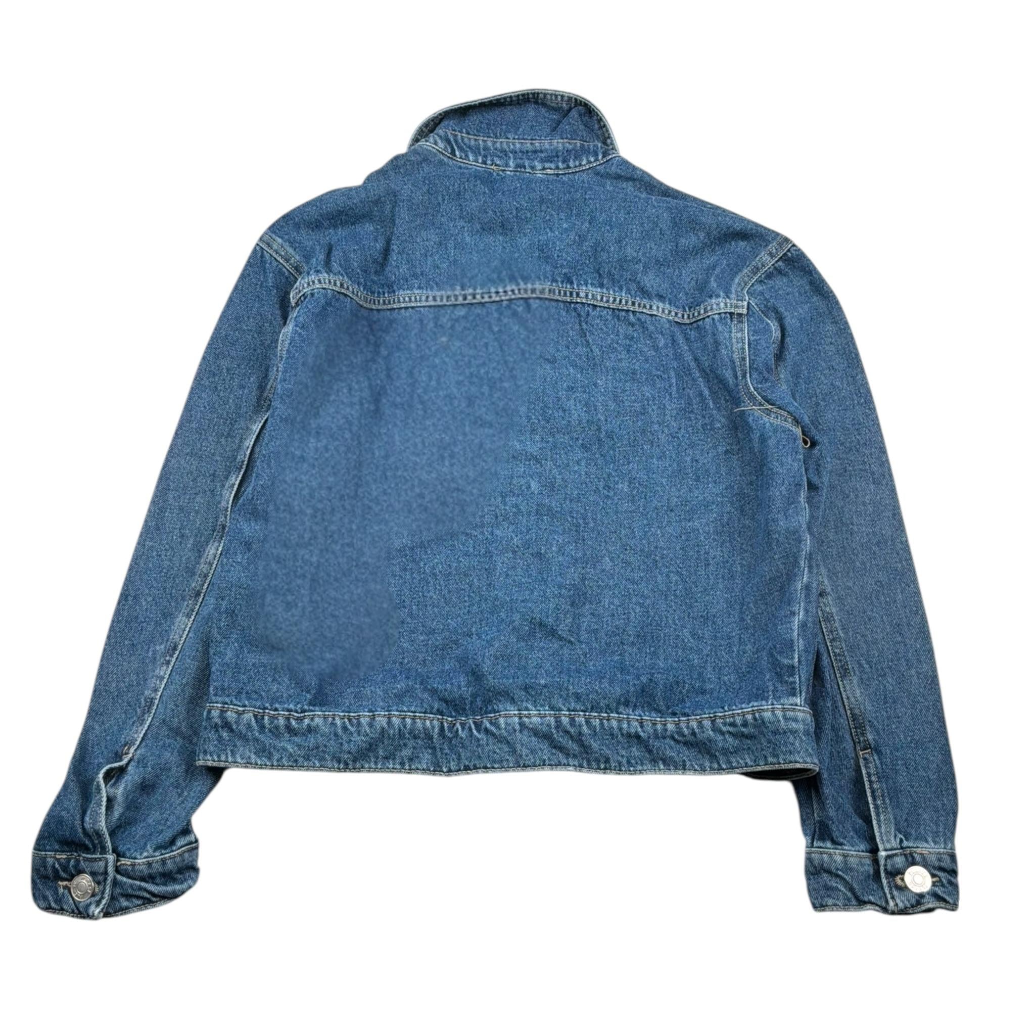 Please Giubbino In Denim Tinta Unita per Bambino JB811010B72 BLU PLEASE 