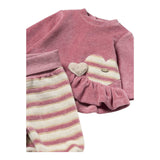 MAYORAL completo 2pz maglia-ghettina fantasia a righe Rosa per Neonata 2505 ROSA MAYORAL 