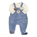 MAYORAL tutina bicolore con applicazioni in ciniglia Bianco/azzurro per Neonato 2617X BIANCO/AZZURRO MAYORAL 