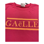 Gaelle T-Shirt Girocollo Tinta Unita con Stampa Logo per Bambina 2941T01555 ROSA GAELLE 