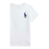 Ralph Lauren T-Shirt Girocollo Tinta Unita con Stampa per Neonato 322832907037 BIANCO RALPH LAUREN 