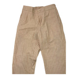 Paolo Pecora Pantalone Tinta Unita Fantasia A Righe  Beige Per Bambino