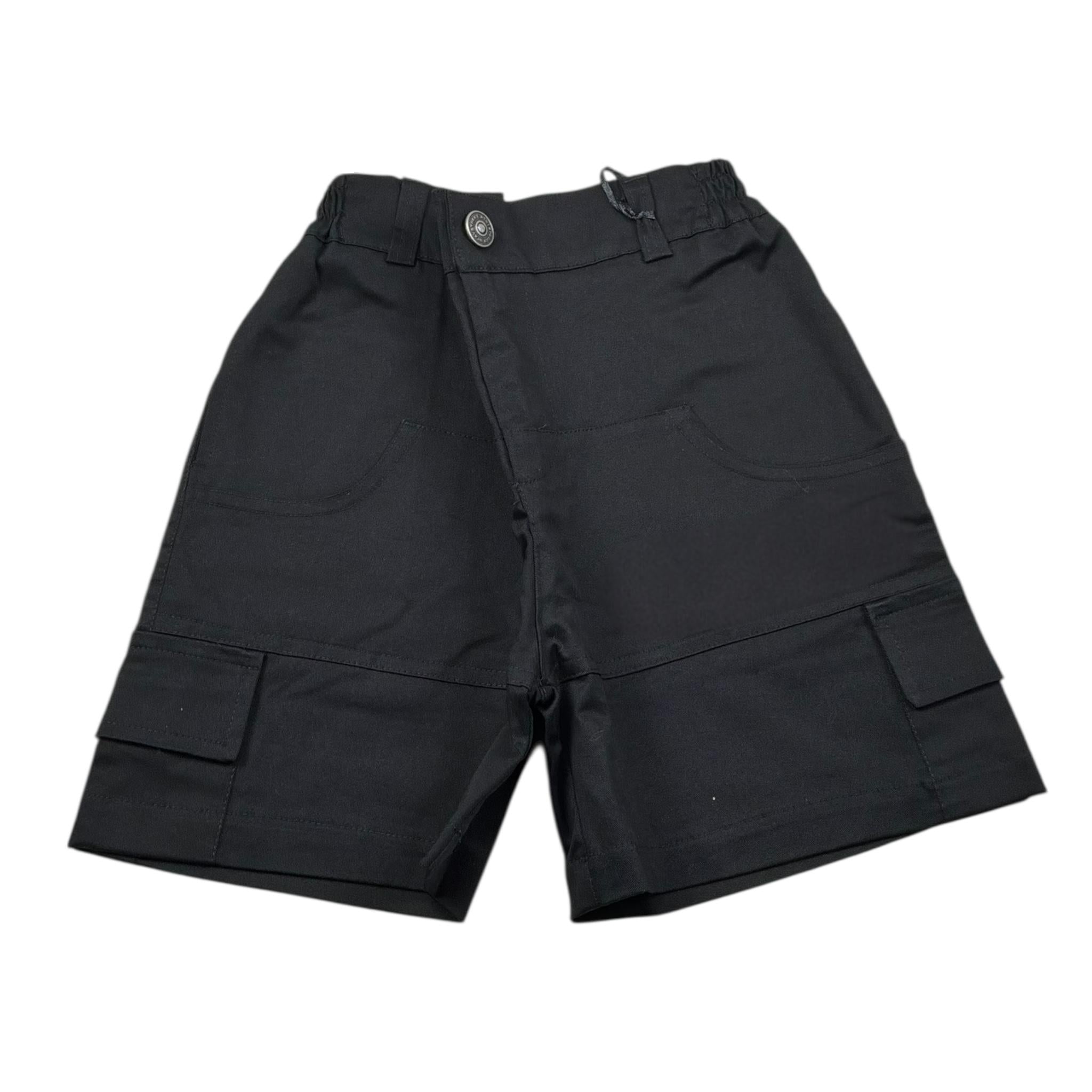 Syst Bermuda Tinta Unita con Elastico In Vita per Neonato BRB5000 NERO SYST 