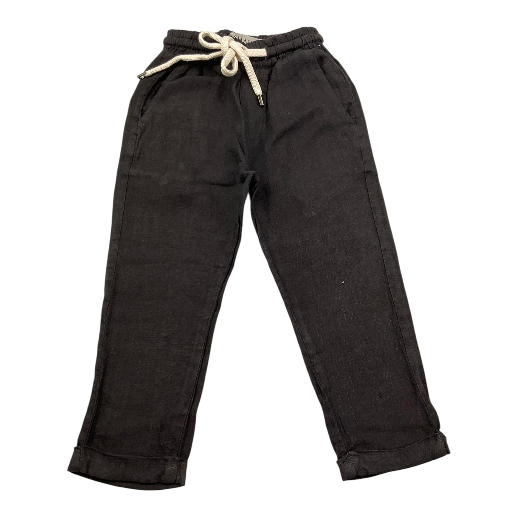 Shako' Pantalone Tinta Unita con Elastico In Vita per Bambino PSK0394B NERO SHAKO' 