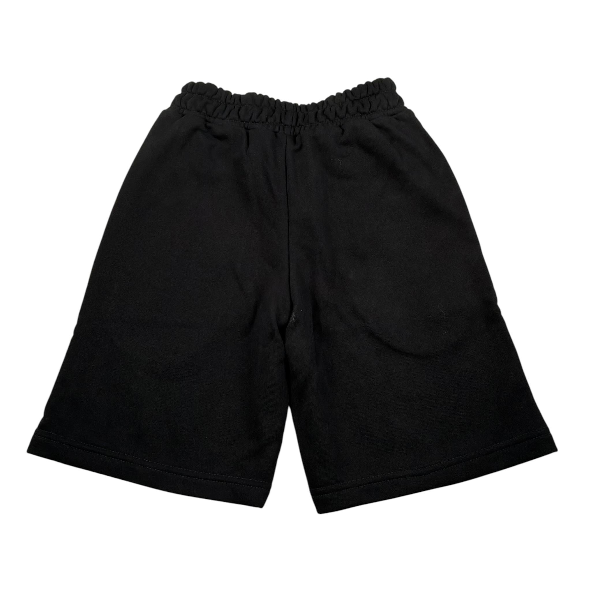 Icon Bermuda In Felpa Tinta Unita con Logo per Bambino IBSH00491 NERO ICON 