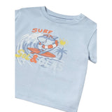 Mayoral T-Shirt Girocollo Tinta Unita con Stampa per Neonato 1065XX AZZURRO MAYORAL 