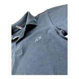 Sun68 Polo Mezza Manica Tinta Unita con Logo per Bambino A35301 BLU SUN68 
