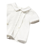 Mayoral Completo 3 Pezzi Bermuda-Camicia-Cintura per Neonato 1214 BIANCO/BEIGE MAYORAL 