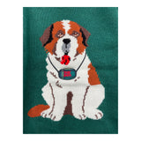 SAINT BARTH maglia girocollo tinta unita con stampa Verde per Bambino DOU000111 VERDE SAINT BARTH 