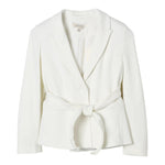 TWINSET giacca tinta unita con cintura Bianco per Bambina 242GJ2046 BIANCO TWINSET 