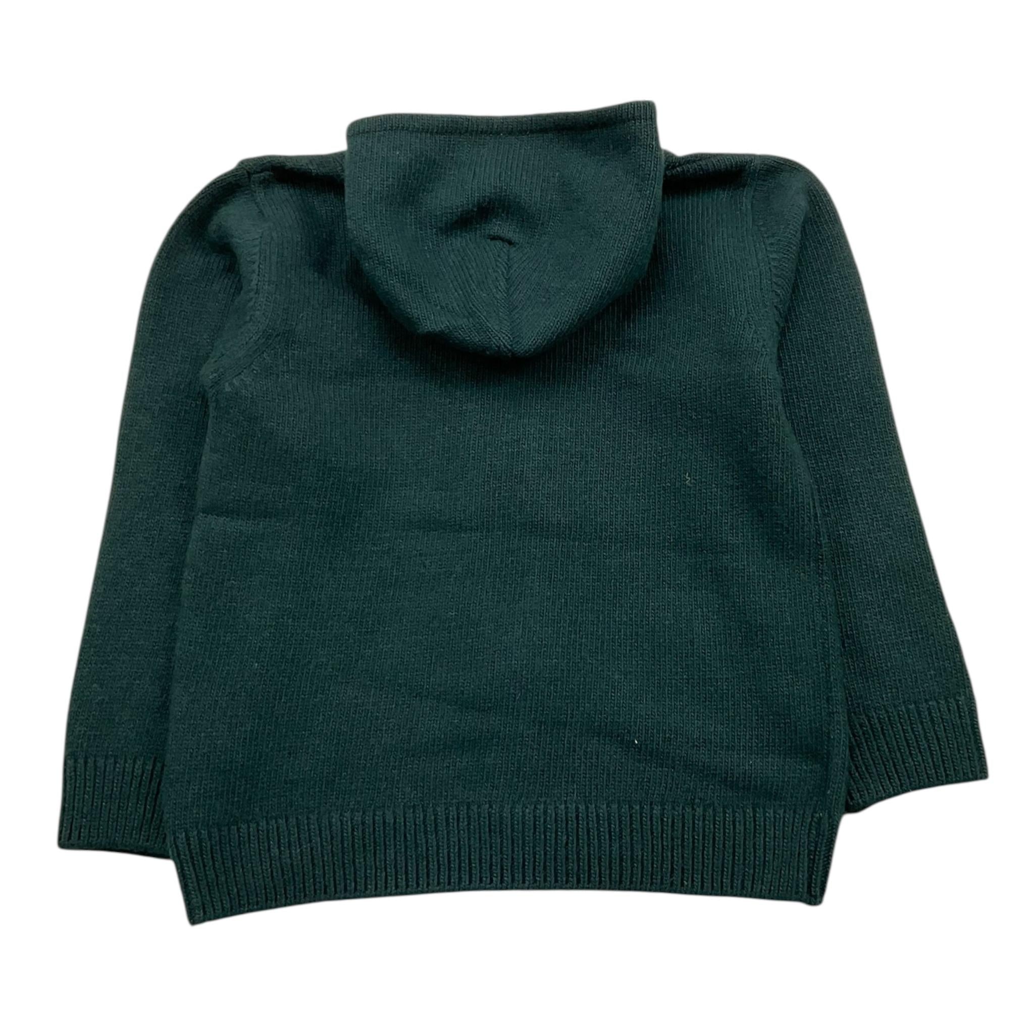 MALVI & CO felpa con zip e cappuccio tinta unita Verde per Bambino FCCB208GFLL VERDE MALVI & CO 