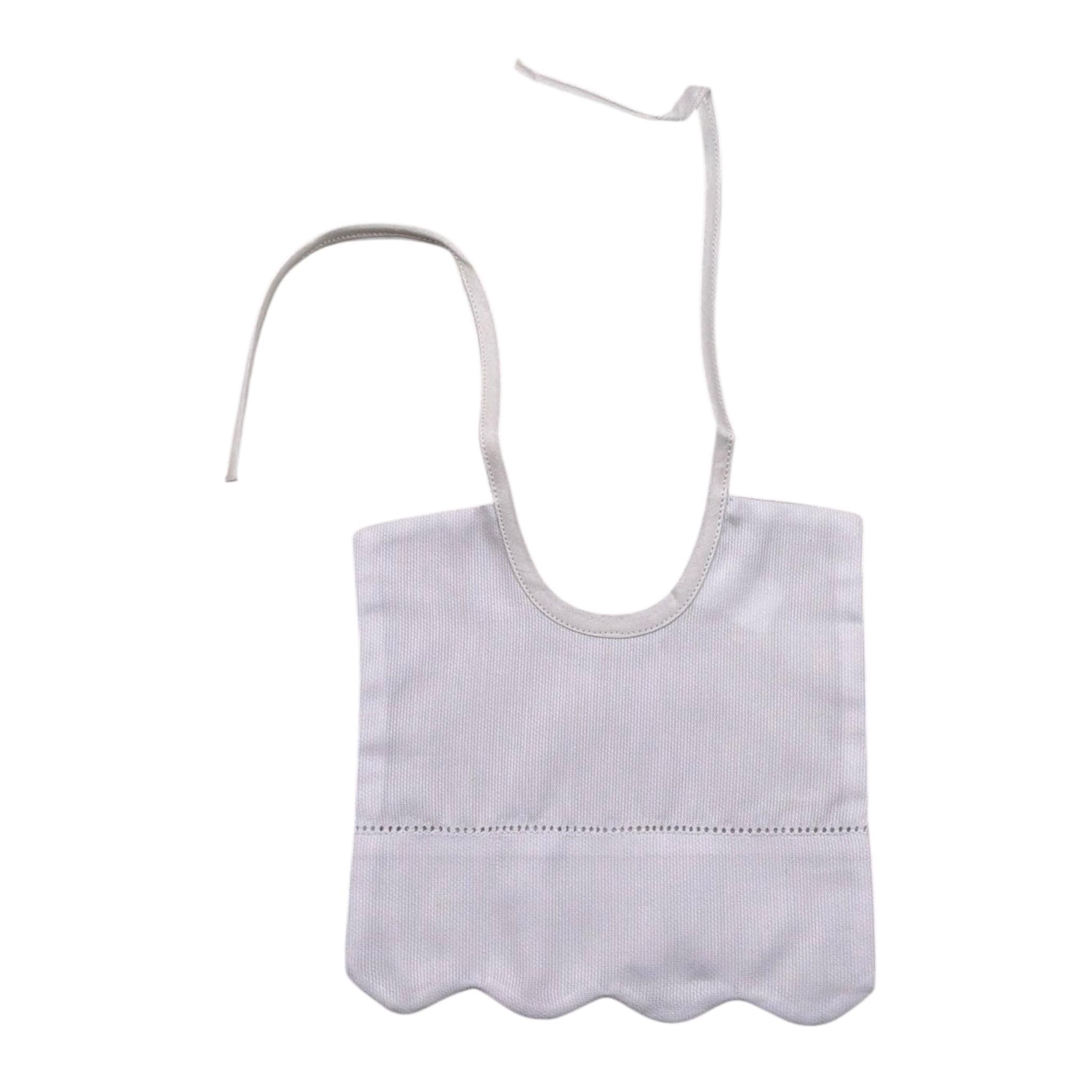 Cierre Bavetta Tinta Unita per Neonato DJHJ BIANCO CIERRE 