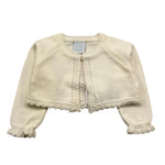 GRANLEI coprispalle tinta unita con trafori Panna per Neonata 224201 PANNA GRANLEI 