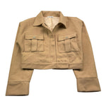 TO be too giubbino tinta unita con zip Beige per Bambina TBT2500 BEIGE TO be too 