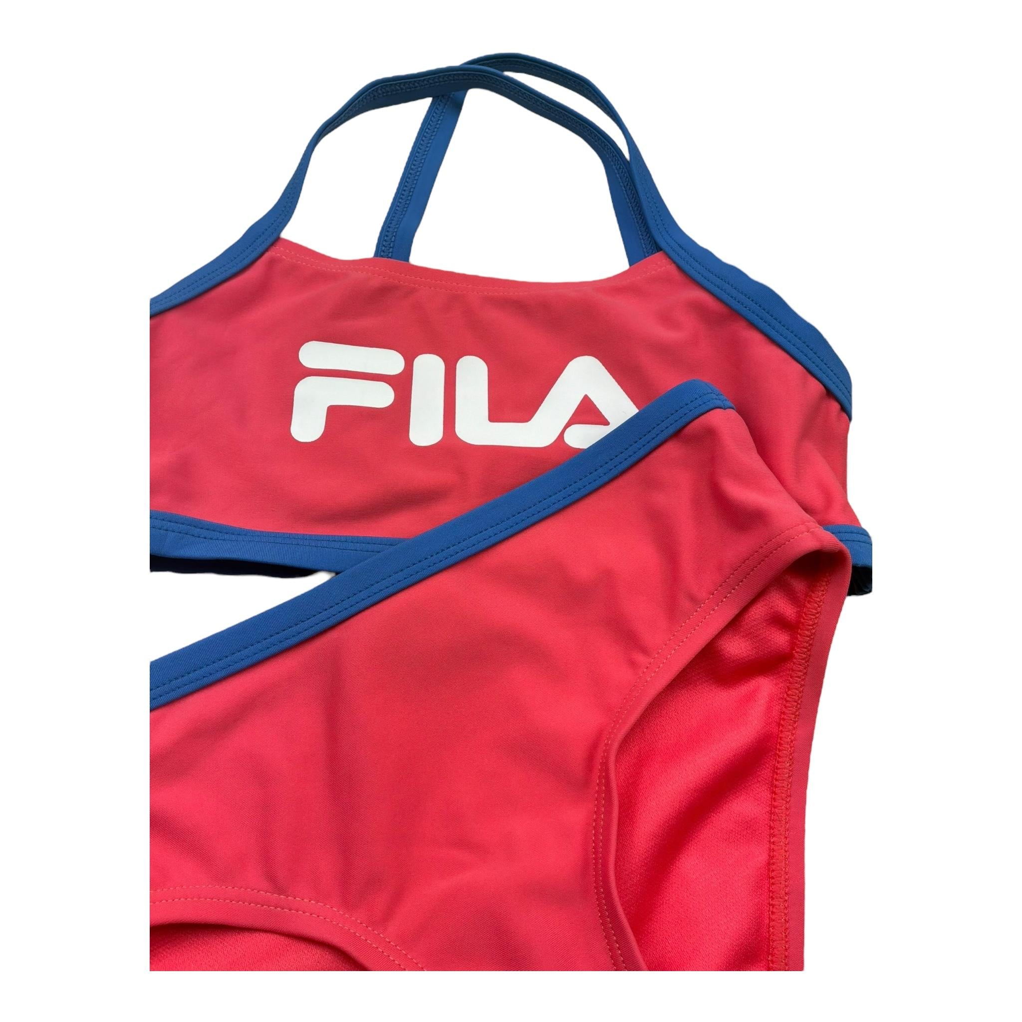 Fila Costume 2 Pezzi Top-Mutandina per Bambina FAK0421 ROSA FILA 