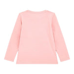 GUESS shirt girocollo tinta unita ocn logo Rosa per Neonata K4YI27K6YW4X ROSA GUESS 