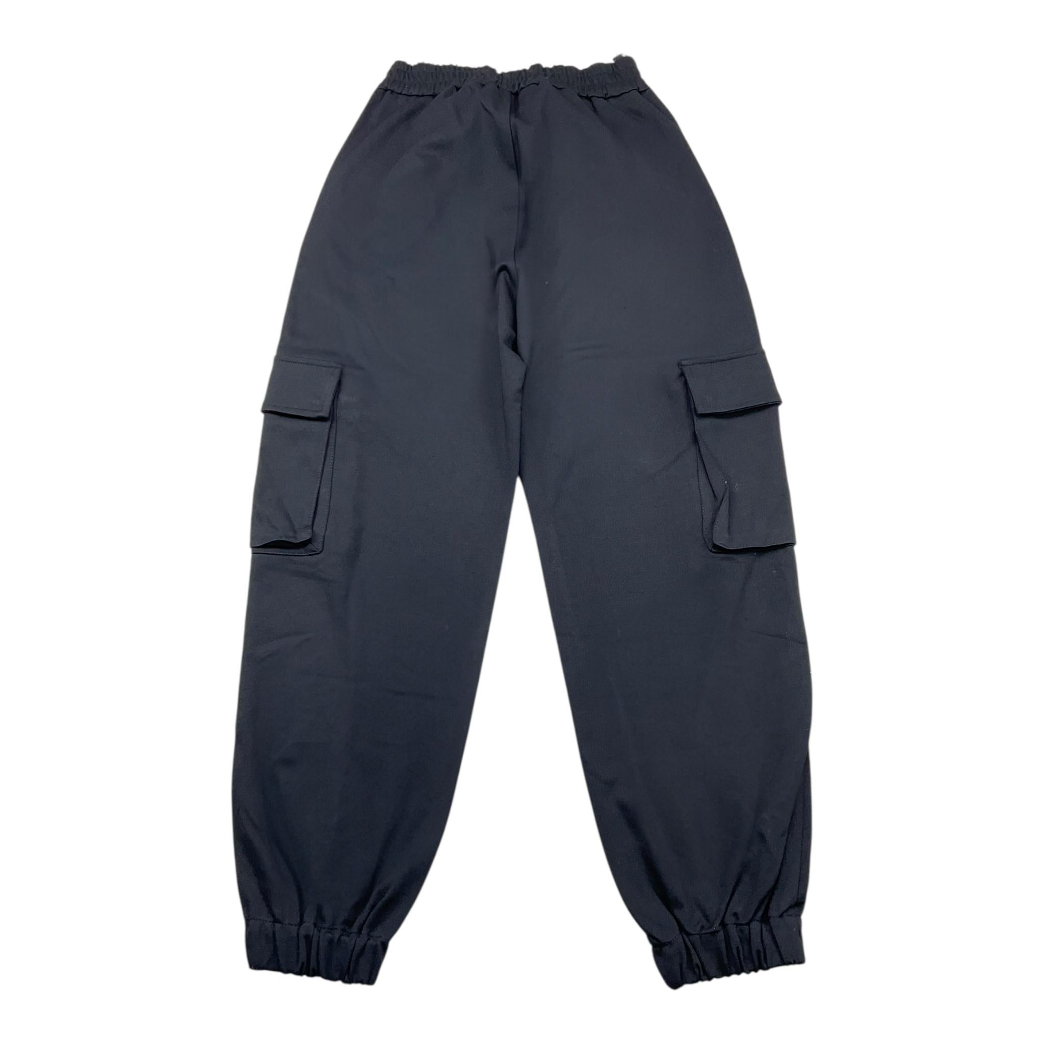 I'M BRIAN pantalone tinta unita con elastico in vita Nero per Bambino BT6P90X NERO I'M BRIAN 