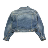 Replay Giubbino In Denim Tinta Unita con Bottoni per Bambina SG8Z1 BLU REPLAY 