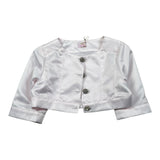 Isabel Coprispalle Tinta Unita con Bottoni Brillantini per Bambina 4464B ROSA ISABEL 