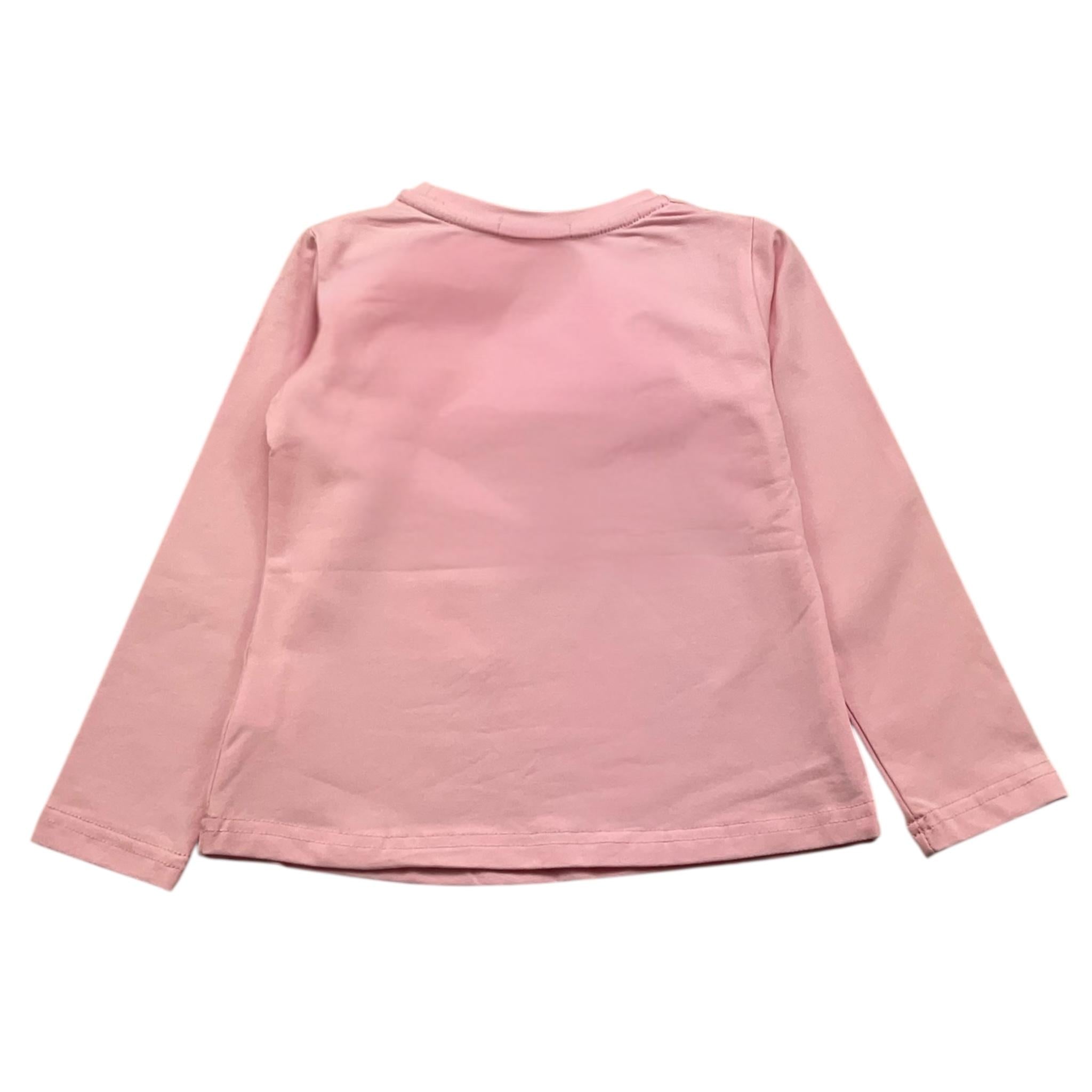 FUN & FUN shirt girocollo tinta unita cn logo Rosa per Neonata FNBTS12831 ROSA FUN & FUN 