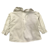 LE BEBE' camicia manica lunga tinta unita Bianco per Neonata LBG6073 BIANCO LE BEBE' 